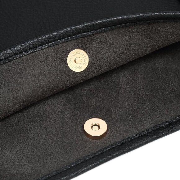 Leather Tote Bag Women Large Spacious Minimalist Office Work Carryall - Picture 9 of 9